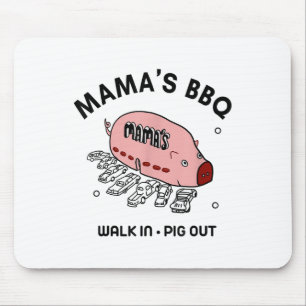 Mousepad Mac Mamas Churrasco Caminha No Porco Fora Sunny Su