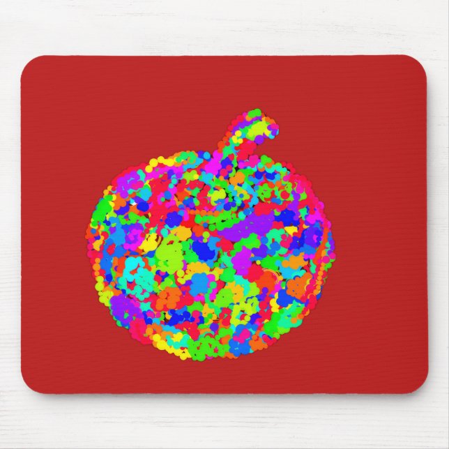 Mousepad Maçã Floral (Frente)