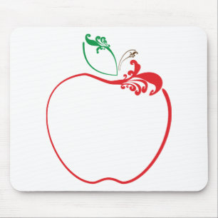 Mousepad maçã florescente