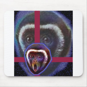 Mousepad Macaco assustado