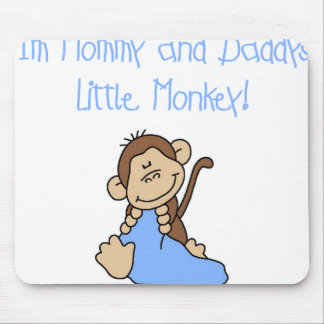 Mousepad Macaco azul das mamães e do pai