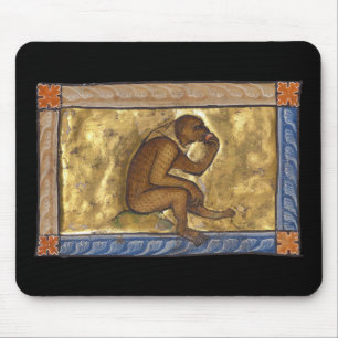 Mousepad Macaco Bestiário Medieval c. 1270