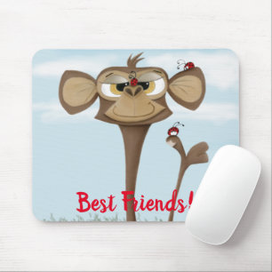 Mousepad Macaco bobo e Damybugs