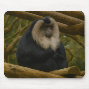 Mousepad Macaco de Forno Leão no Santuário da Floresta