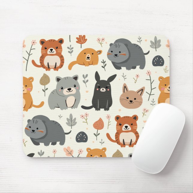 Mousepad macaco de rato (Com mouse)