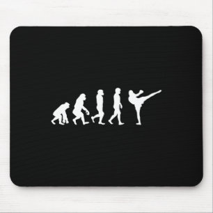 Mousepad Macaco Gorila Evolução Humana Engraçada Karatê Box
