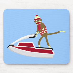 Mousepad Macaco Jetski da peúga