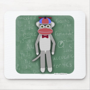 Mousepad Macaco Nerdy da peúga do anos 50