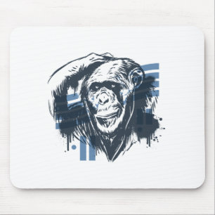 Mousepad Macaco Pensivo Chimpanzé