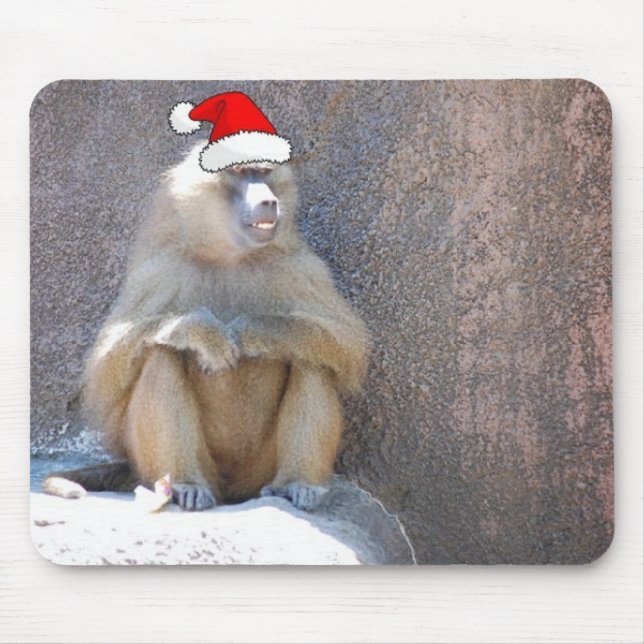 Mousepad Macacos e babuínos de Natal (Frente)