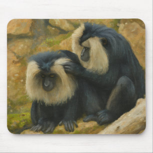 Mousepad Macaque Bond - Ritual de Alinhamento
