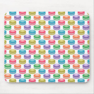 Mousepad Macarões Coloridos de Cookies de pop Art