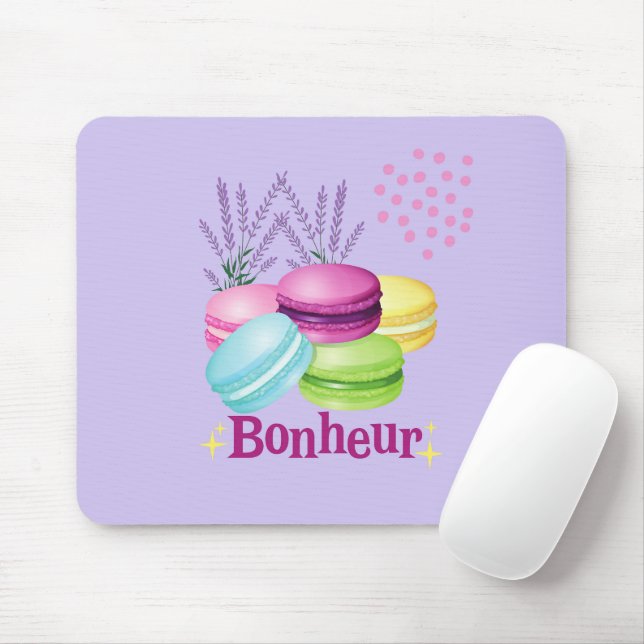 Mousepad Macarons Franceses (Com mouse)