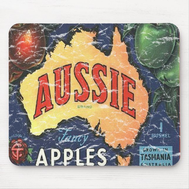 Mousepad Maçãs Aussie - Em apuros (Frente)