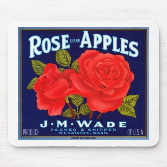 Mousepad Maçãs cor-de-rosa Wenatchee Washington (Frente)