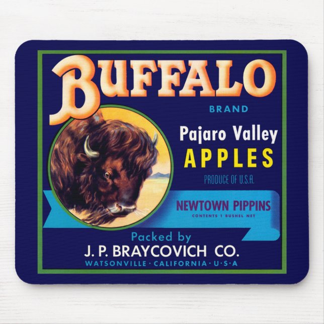Mousepad Maçãs de Buffalo (Frente)
