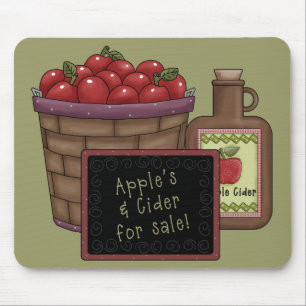 Mousepad Maçãs e Cabeça-de-Cabra