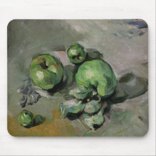 Mousepad Maçãs verdes de Paul Cezanne , c.1872-73