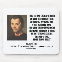 Machiavelli Three Classes Of Intellects Quote