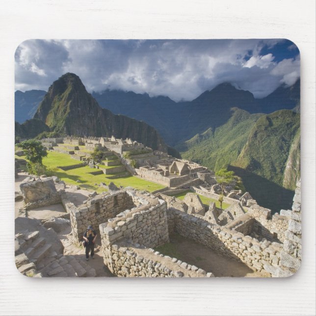 Mousepad Machu Picchu, ruínas antigas, UNESCO mundo 3 (Frente)