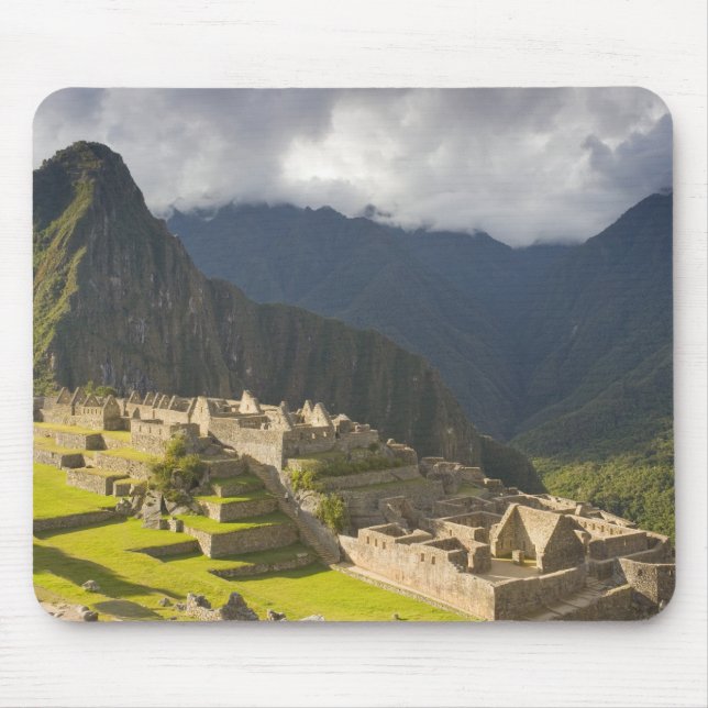 Mousepad Machu Picchu, ruínas antigas, UNESCO mundo 4 (Frente)