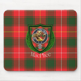 Mousepad MacPhee Scottish Clan Tartan & Crest