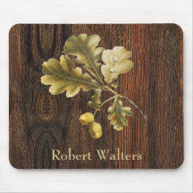 Madeira De Barn, Folhas De Carvalho, Adição De Nom