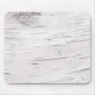 Mousepad Madeira de Bétula Branca Casa de Campo Rústica Cel