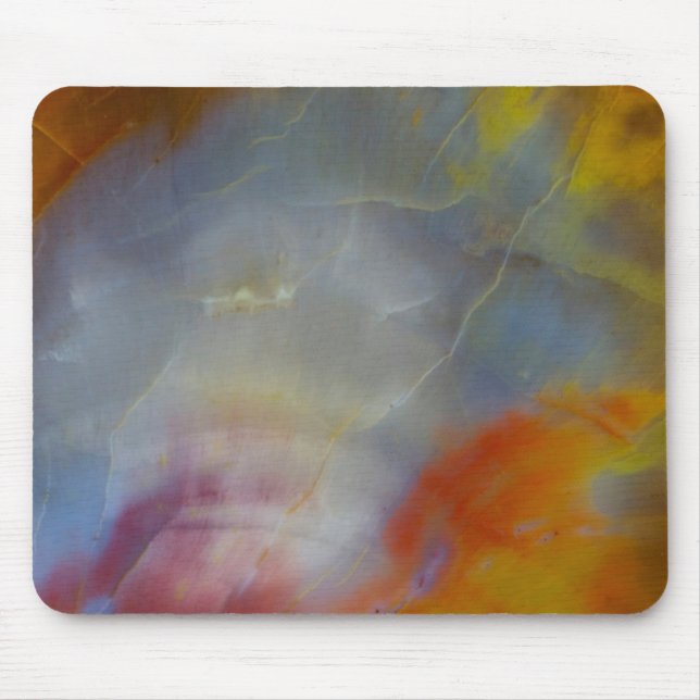 Mousepad Madeira Petrificada Abstrata close-up (Frente)