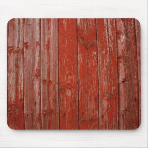 Mousepad Madeira vermelha velha