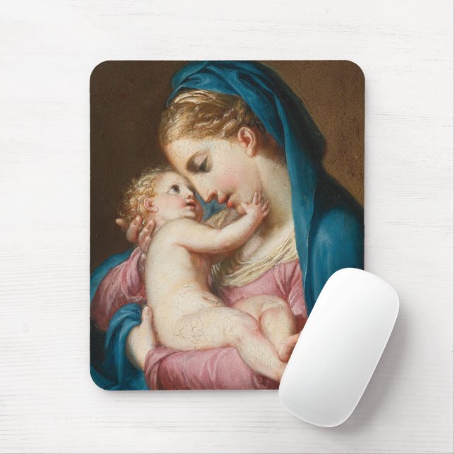 Mousepad Madona e Menino (Com mouse)