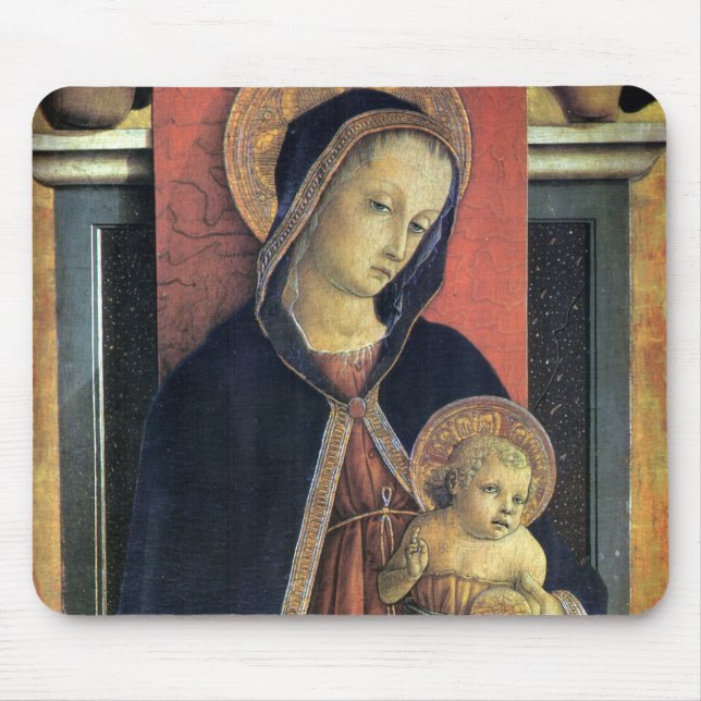 Mousepad Madonna e Child - Carlo Crivelli - c1468 (Frente)