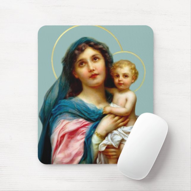 Mousepad Madonna E Criança (Com mouse)