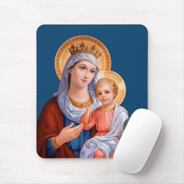 Mousepad Madonna E Criança (Com mouse)