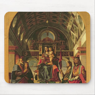 Mousepad Madonna e criança com santos, 1499