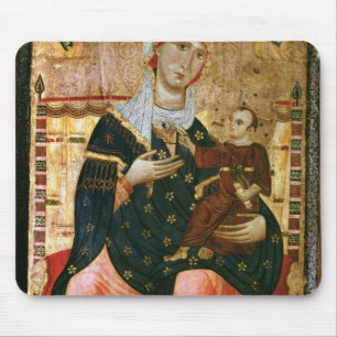 Mousepad Madonna e criança Enthroned, c.1260