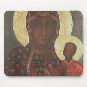 Mousepad Madonna preto de Jasna Gora