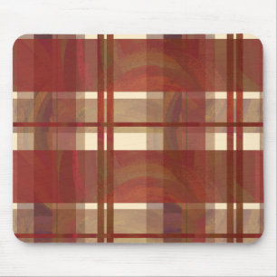 Mousepad Madras Xadrez Cair Vermelho