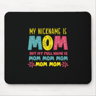 Mousepad Madre Art Meu Apelido é Mamãe Aniversário