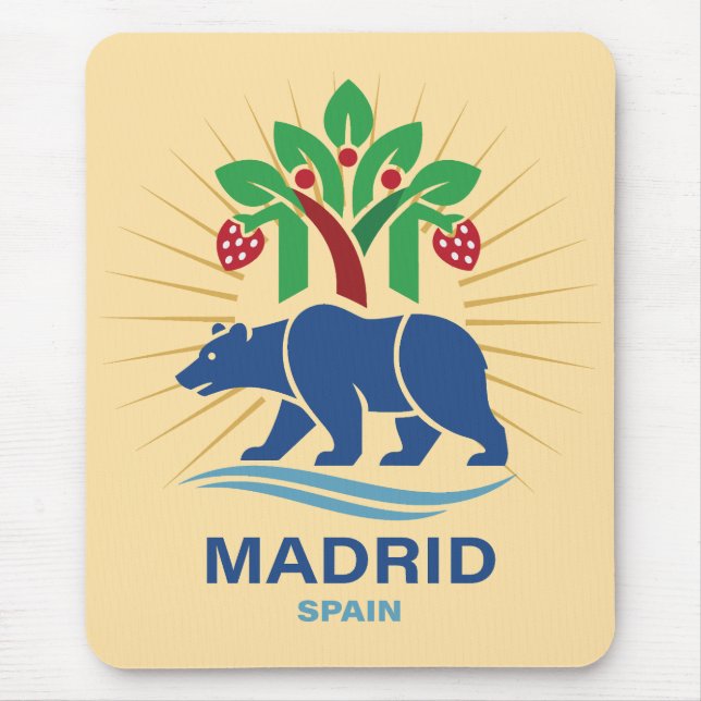 Mousepad Madrid Spain Europe (Frente)