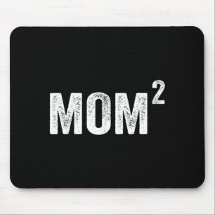 Mousepad Mãe2 mãe de 2 filhos crianças meninos meninas mãe
