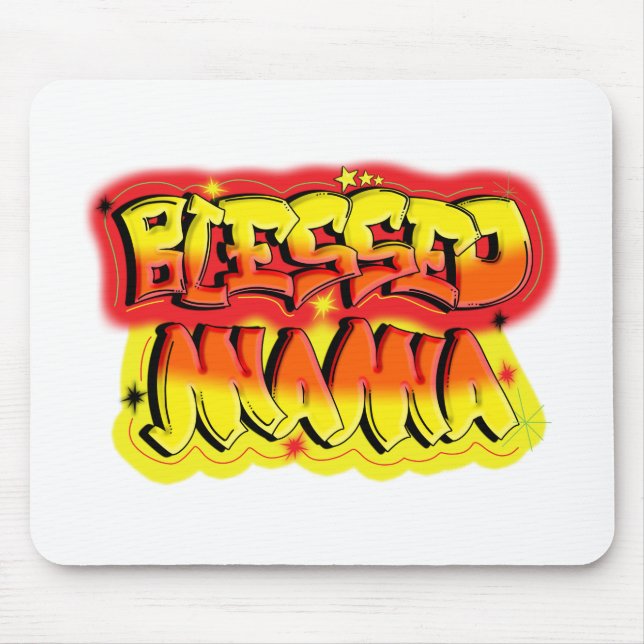 Mousepad Mãe abençoada (Frente)
