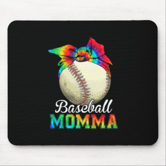 Mousepad Mãe Art Baseball Momma Birthday