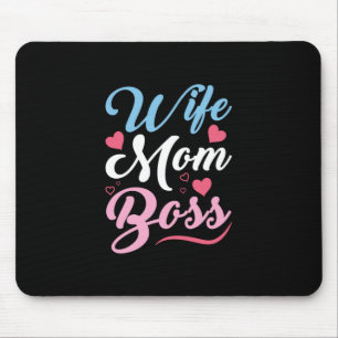 Mousepad Mãe Arte Esposa Mãe Chefe