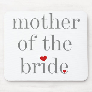 Mousepad Mãe cinzenta do texto da noiva