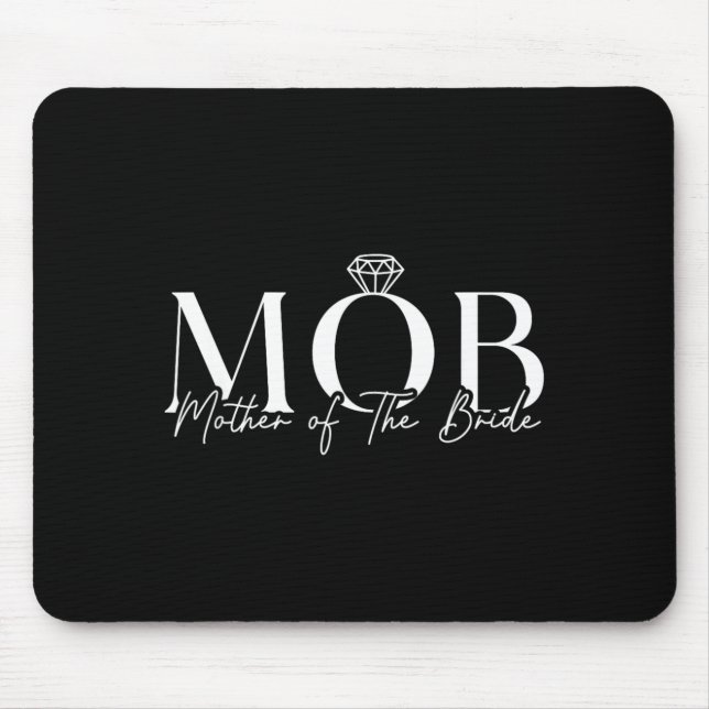 Mousepad Mãe Da Noiva Multidão Casamento Mãe Mamãe Fofa (Frente)