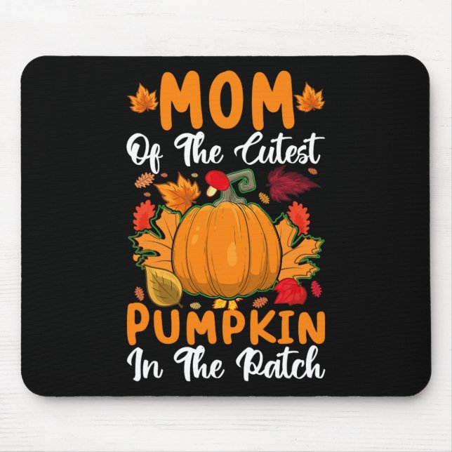 Mousepad Mãe Da Pumpkin Mais Corajosa No Pumpkin Hal (Frente)