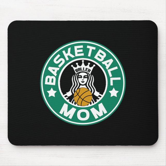 Mousepad Mãe de basquete para Mulheres Mãe de Jogadora Mulh (Frente)