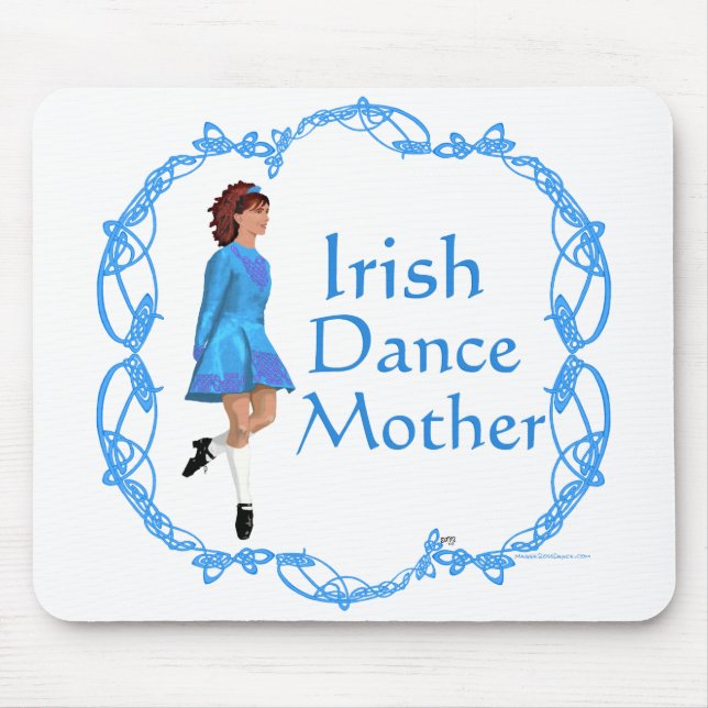 Mousepad Mãe de Dança Irlandesa - Azul (Frente)