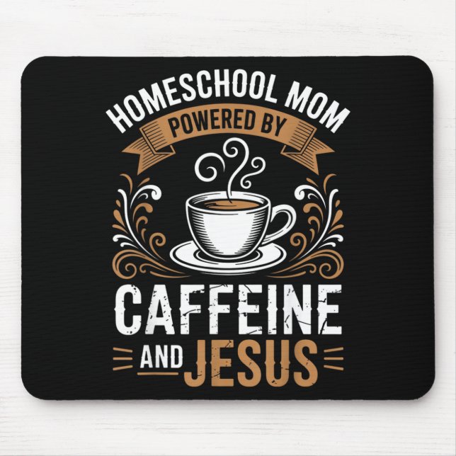 Mousepad Mãe de Ensino Domiciliar Empoderada (Frente)